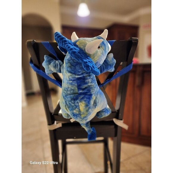 GOFFA Plus Triceratops Dinosaur Childs Backpack with Zipper 19" - Picture 4 of 8